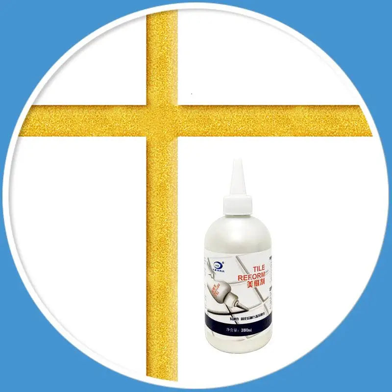 280ml Tile Gap Repair Agent Strong Waterproof Ceramic Tile Grout Crack Filling Bathtub Fixing Mending Glue Home Bathroom Caulk