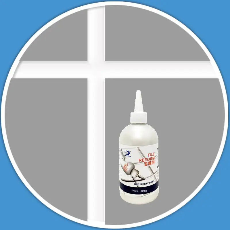 280ml Tile Gap Repair Agent Strong Waterproof Ceramic Tile Grout Crack Filling Bathtub Fixing Mending Glue Home Bathroom Caulk
