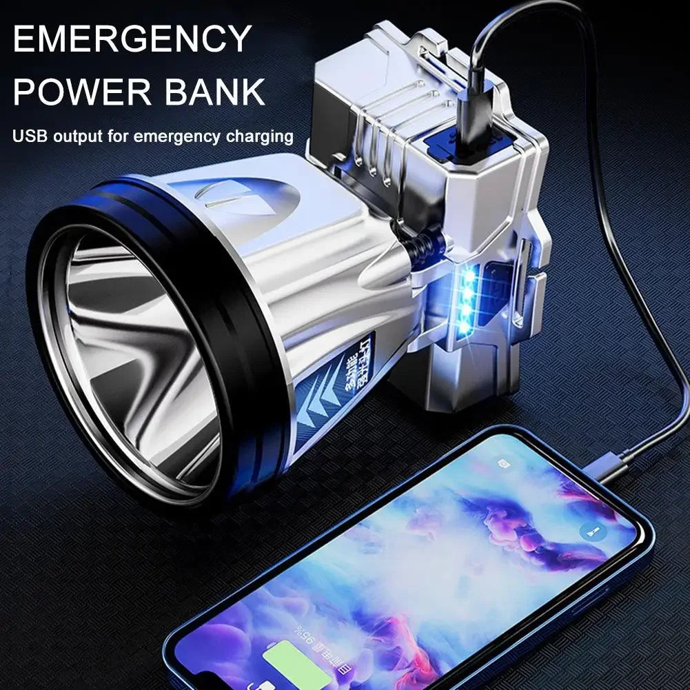 Super Bright LED Rechargeable High-power Headlights High Brightness Emergency Charging Outdoor Head Flashlight Fishing Lamp