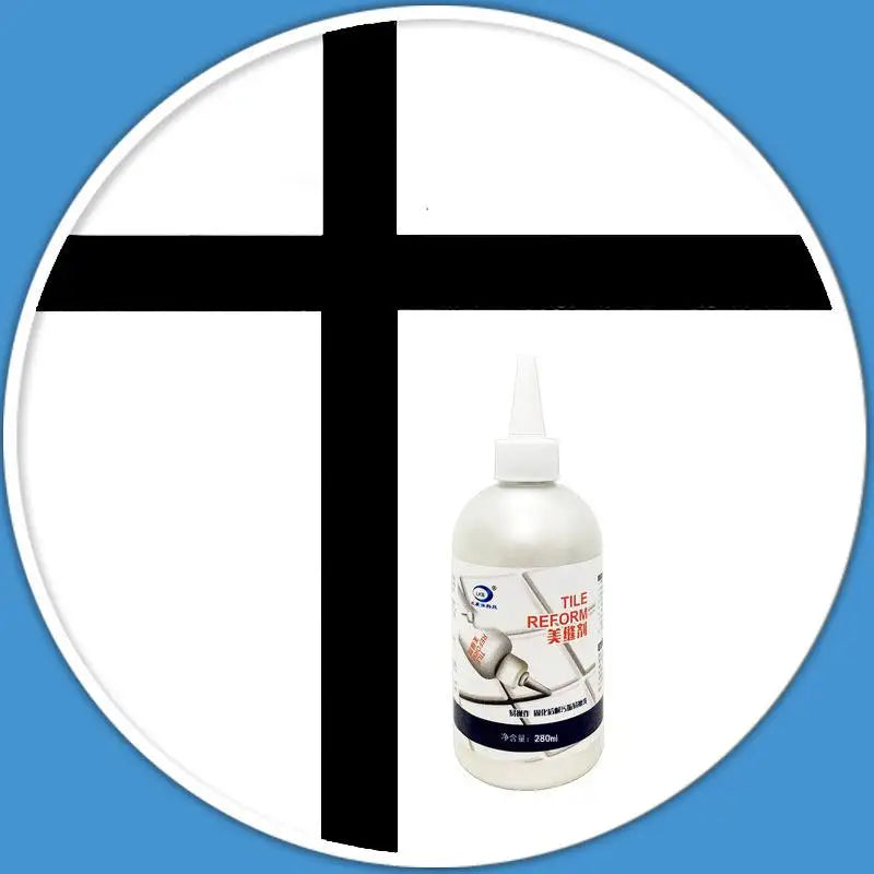 280ml Tile Gap Repair Agent Strong Waterproof Ceramic Tile Grout Crack Filling Bathtub Fixing Mending Glue Home Bathroom Caulk