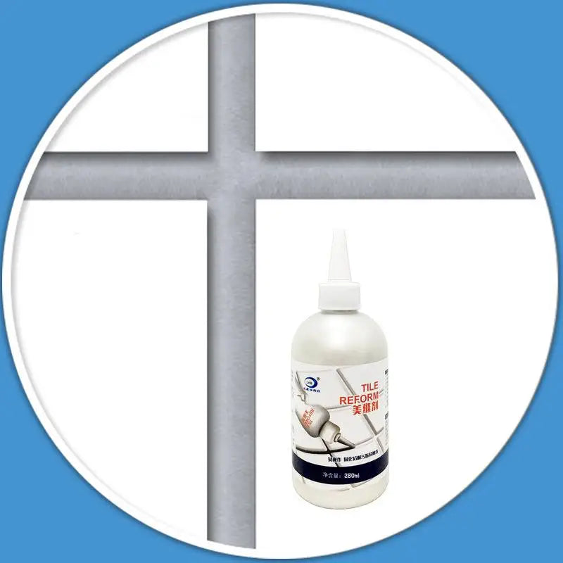 280ml Tile Gap Repair Agent Strong Waterproof Ceramic Tile Grout Crack Filling Bathtub Fixing Mending Glue Home Bathroom Caulk