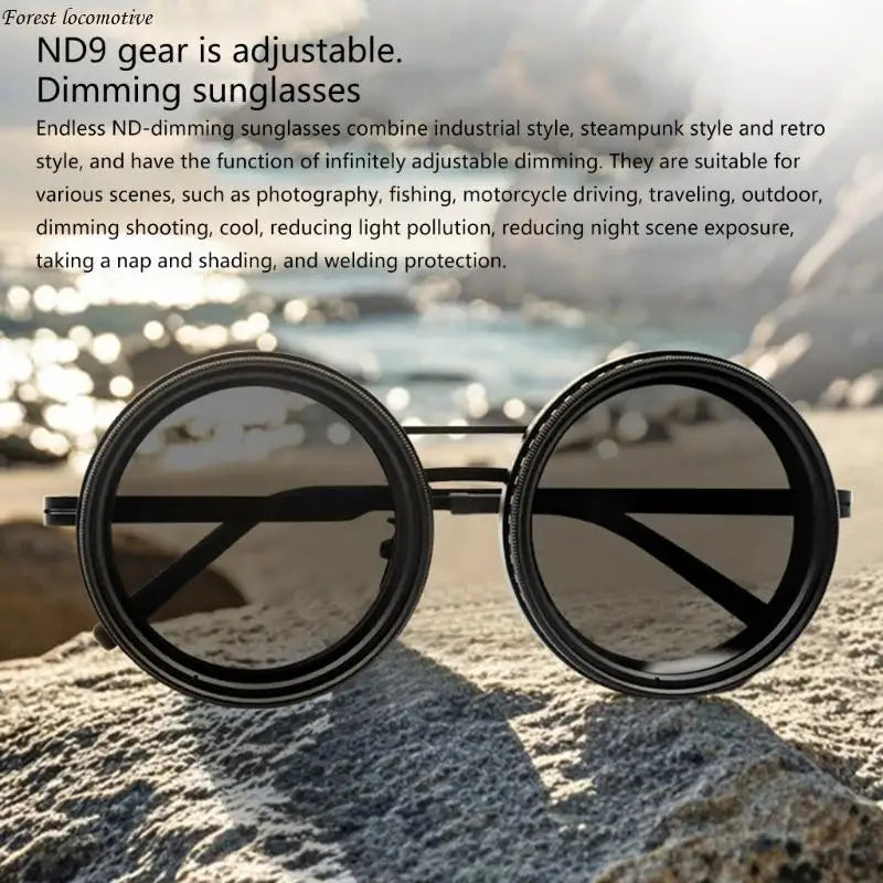 Multifunction Steampunk Sunglasses Polarized Lenses Fashionable for Driving Fishing 32GB