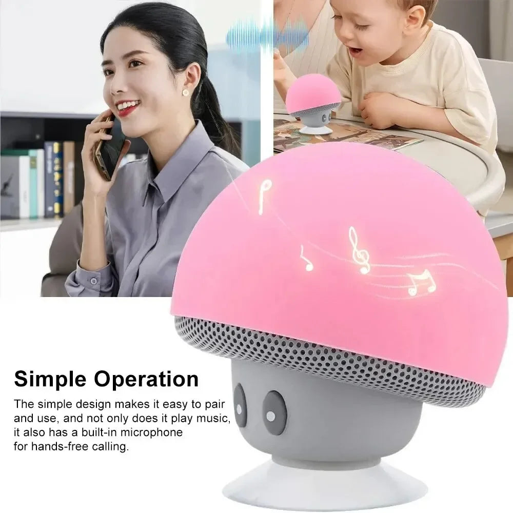 High Quality Wireless Bluetooth Speaker 30ft Wireless Range Subwoofer With Suction CupSuitable for Cycling Picnic Outdoor