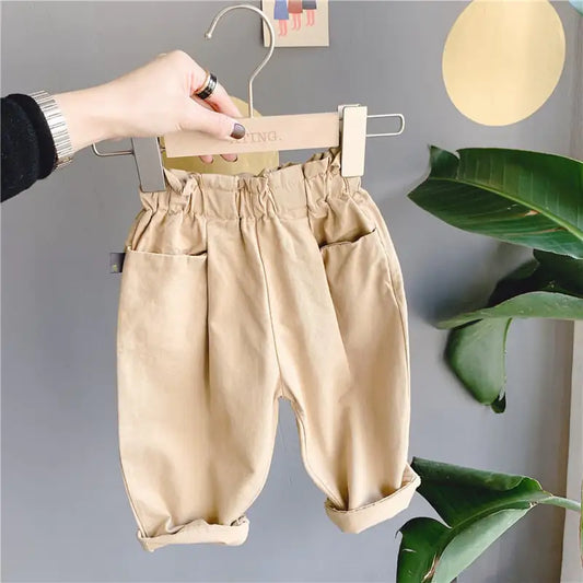 Casual Cotton Harem Pants for Spring