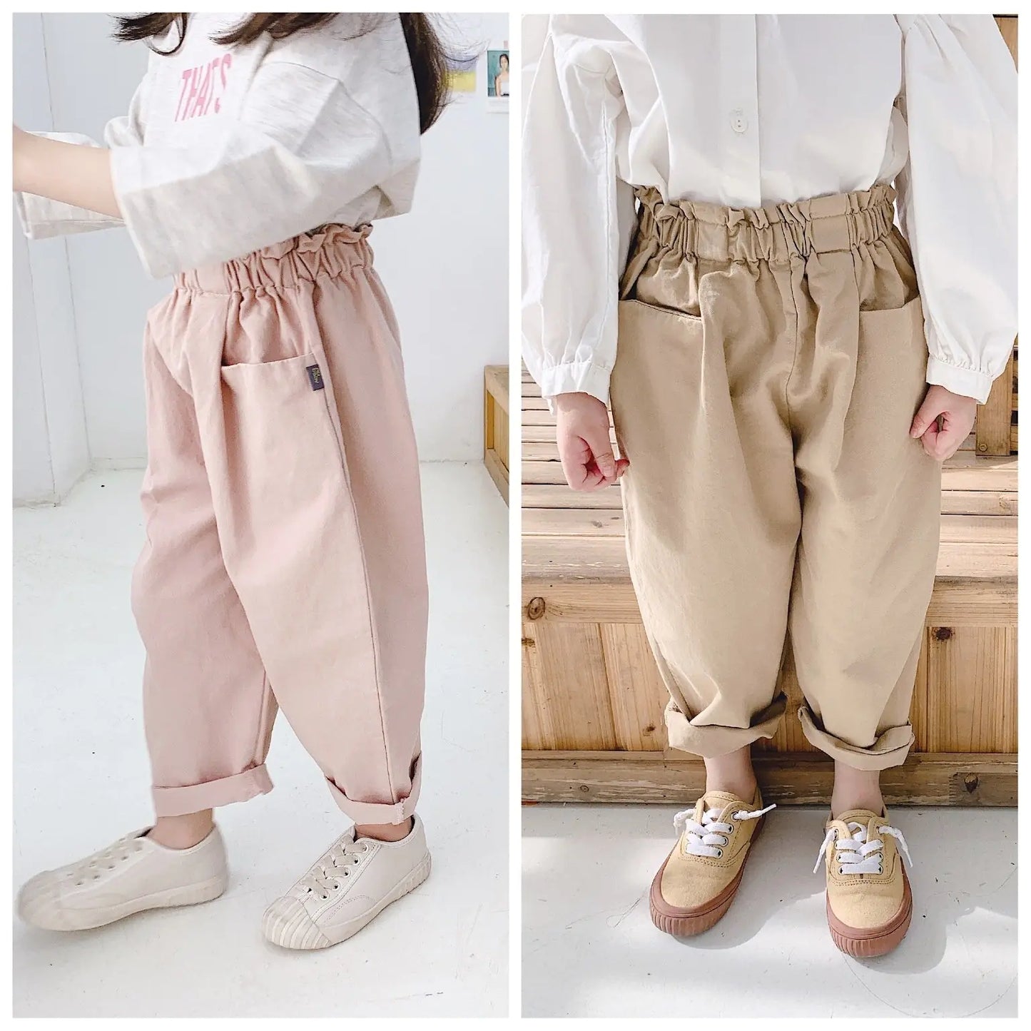 Casual Cotton Harem Pants for Spring