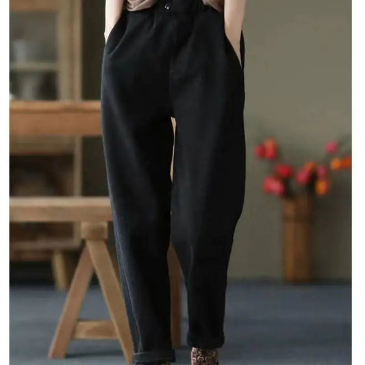 Women's Casual Cotton Harem Pants - Spring/Summer Fashion