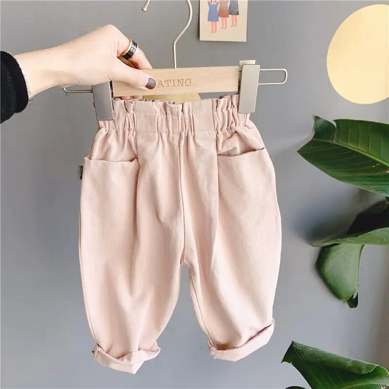 Casual Cotton Harem Pants for Spring
